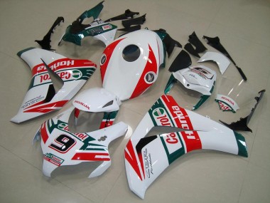 Acquista Carena Moto Honda CBR1000RR 2008-2011 - Bianco Rosso Verde Scuro Castrol No 9