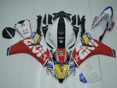 Acquista Carena Moto Honda CBR1000RR 2008-2011 - Bianco Rosso Giallo Nero Givi 93