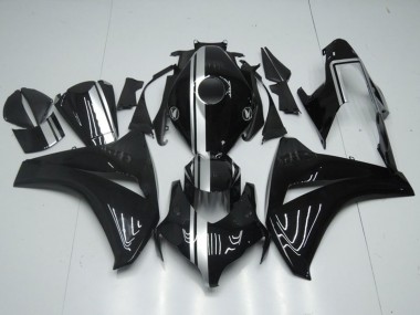 Acquista Carena Moto Honda CBR1000RR 2008-2011 - Nero Lucido Argento Banda
