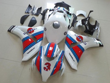 Acquista Carena Moto Honda CBR1000RR 2008-2011 - Bianco Rosso Azzurro Chiaro Martini 3