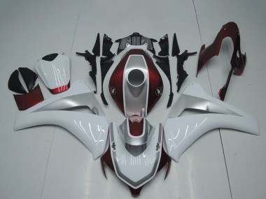 Acquista Carena Moto Honda CBR1000RR 2008-2011 - Bianco Argento Rosso Bordeaux