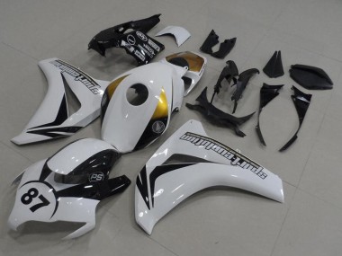 Acquista Carena Moto Honda CBR1000RR 2008-2011 - Bianco Oro Nero Lucido 87