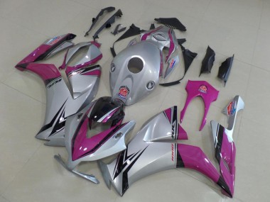 Acquista Carena Moto Honda CBR1000RR 2012-2016 - Argento Rosa Nero Lucido