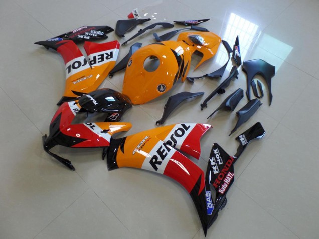 Acquista Kit Carena Moto ABS Honda CBR1000RR 2012-2016 - Arancia Bianco Rosso Nero Lucido Repsol