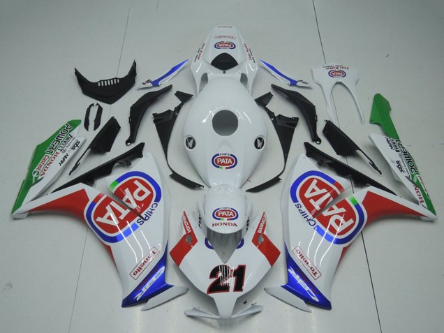 Acquista Carena Moto Honda CBR1000RR 2012-2016 - Bianco Rosso Blu Verde Pata 21