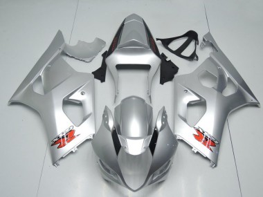 Acquista Carena Moto Suzuki GSXR 1000 2003-2004 - Argento Rosso OEM Stile