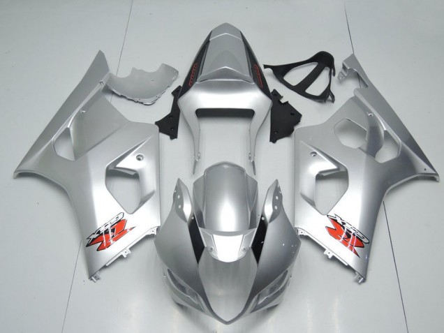 Acquista Carena Moto Suzuki GSXR 1000 2003-2004 - Argento Rosso OEM Stile