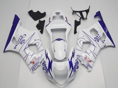 Acquista Carena Moto Suzuki GSXR 1000 2003-2004 - Bianco Blu Corona Alstare