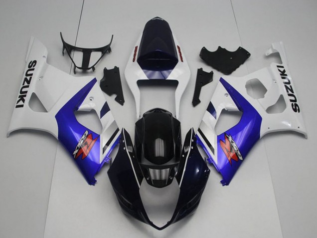 Acquista Carena Moto Suzuki GSXR 1000 2003-2004 - Bianco Blu Nero Lucido Rosso