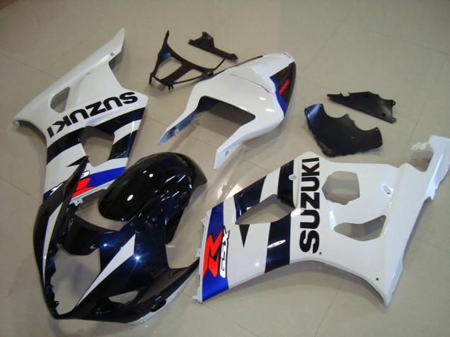 Acquista Carena Moto Suzuki GSXR 1000 2003-2004 - Bianco Blu Blu Scuro Rosso