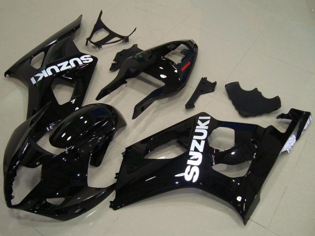 Acquista Carena Moto Suzuki GSXR 1000 2003-2004 - Nero Lucido Bianco Decal