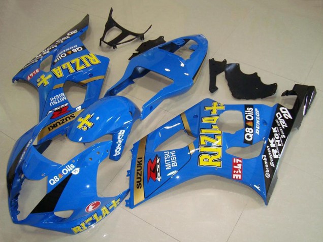 Acquista Carena Moto Suzuki GSXR 1000 2003-2004 - Blu Oro Nero Rizla