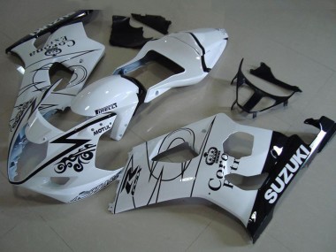 Acquista Carena Moto Suzuki GSXR 1000 2003-2004 - Bianco Nero Corona