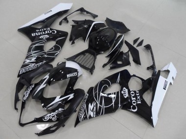 Acquista Carena Moto Suzuki GSXR 1000 2005-2006 - Nero Lucido Bianco Corona