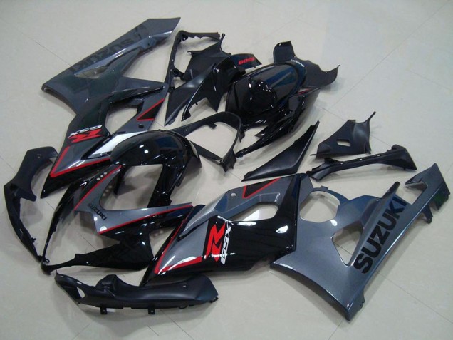 Acquista Carena Moto Suzuki GSXR 1000 2005-2006 - Nero Lucido Nero Opaco Rosso