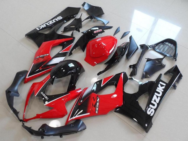 Acquista Carena Moto Suzuki GSXR 1000 2005-2006 - Rosso Nero Lucido OEM Stile