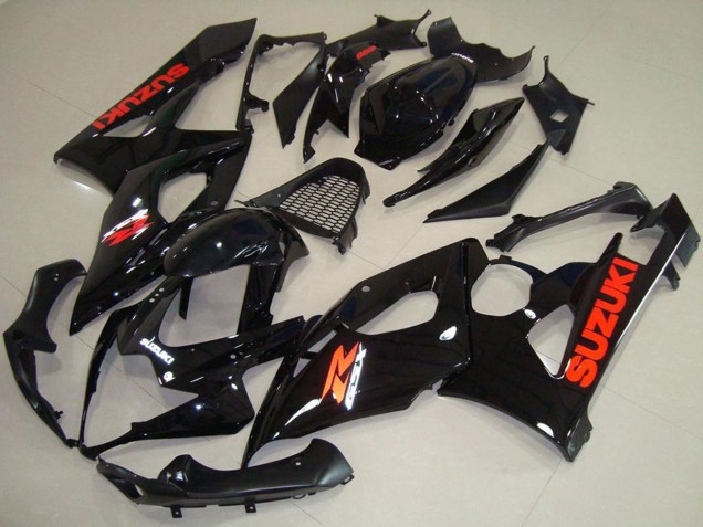 Acquista Carena Moto Suzuki GSXR 1000 2005-2006 - Nero Lucido Rosso Decal