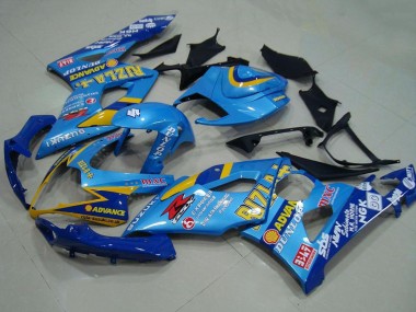 Acquista Carena Moto Suzuki GSXR 1000 2005-2006 - Blu Oro Rizla