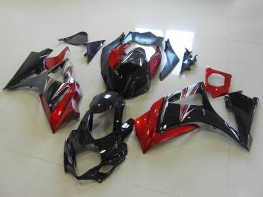 Acquista Carena Moto Suzuki GSXR 1000 2007-2008 - Rosso Nero Lucido No Decal