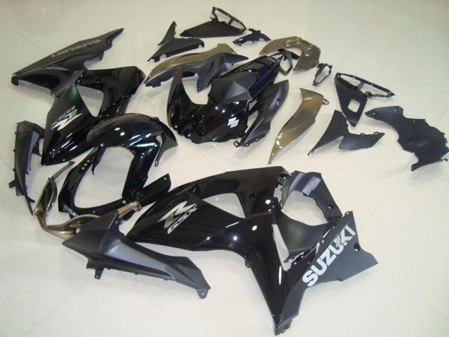 Acquista Carena Moto Suzuki GSXR 1000 2009-2016 - Nero Lucido Nero Opaco OEM Stile