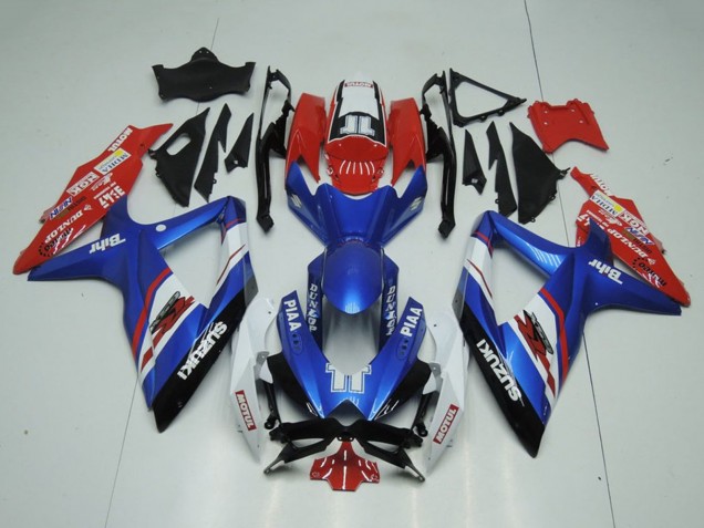 Acquista Carena Moto Suzuki GSXR 1000 2009-2016 - Blu Rosso Bianco Piaa Motul