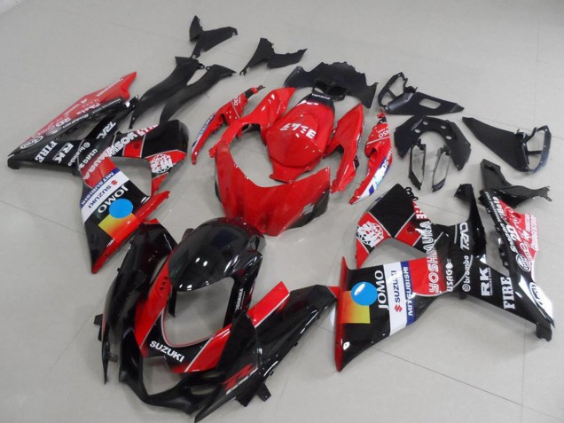 Acquista Carena Moto Suzuki GSXR 1000 2009-2016 - Rosso Blu Giallo Nero JOMO