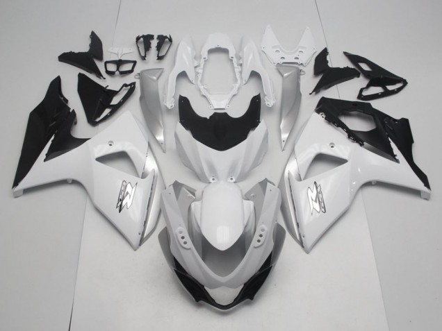 Acquista Carena Moto Suzuki GSXR 1000 2009-2016 - Bianco Nero OEM Stile