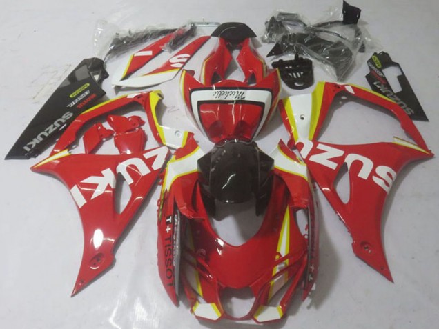 Acquista Carena Moto Suzuki GSXR 1000 2017-2024 - Rosso Giallo Bianco