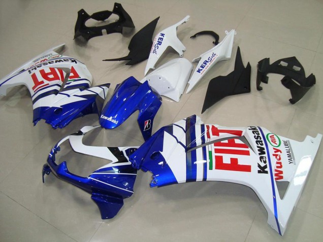 Acquista Carena Moto Kawasaki ZX250R 2008-2012 - Bianco Blu Rosso Fiat