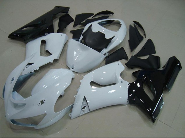 Acquista Carena Moto Kawasaki ZX6R 2005-2006 - Bianco Nero