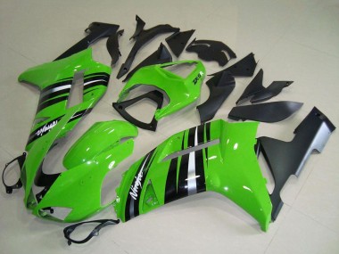 Acquista Carena Moto Kawasaki ZX6R 2007-2008 - Verde Argento Banda