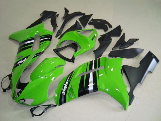 Acquista Carena Moto Kawasaki ZX6R 2007-2008 - Verde Argento Banda