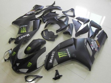 Acquista Carena Moto Kawasaki ZX6R 2007-2008 - Nero Opaco Mostro