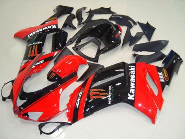 Acquista Carena Moto Kawasaki ZX6R 2007-2008 - Mostro In Rosso