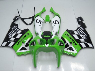 Acquista Carena Moto Kawasaki ZX7R 1996-2003 - Verde Bianco Nero 5