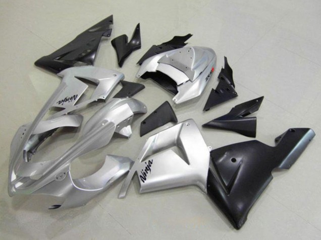 Acquista Carena Moto Kawasaki ZX10R 2004-2005 - Argento Nero Ninja