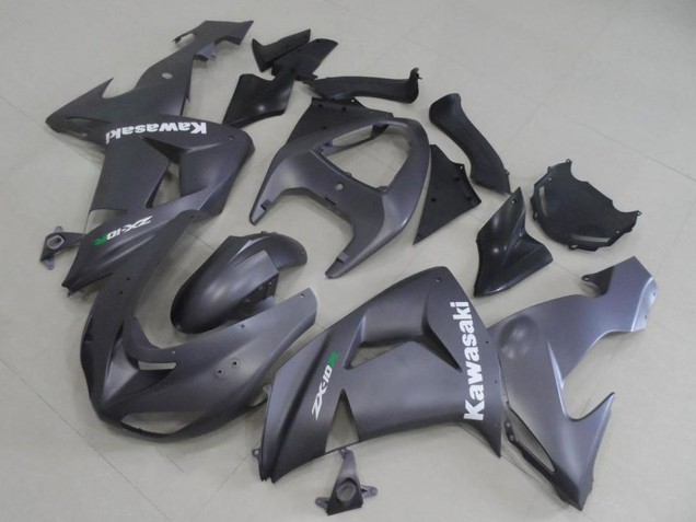 Acquista Carena Moto Kawasaki ZX10R 2006-2007 - Grigio Opaco Bianco Decal