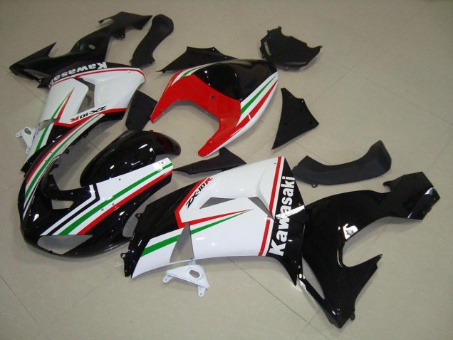 Acquista Carena Moto Kawasaki ZX10R 2006-2007 - Bianco Rosso Nero Verde
