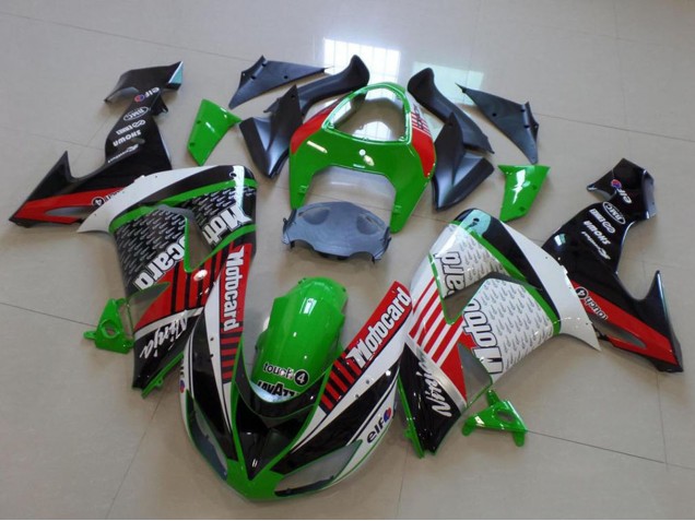 Acquista Carena Moto Kawasaki ZX10R 2006-2007 - Verde Rosso Bianco Nero Motorad