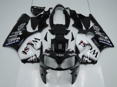 Acquista Carena Moto Kawasaki ZX12R 2002-2006 - Nero Lucido Bianco West