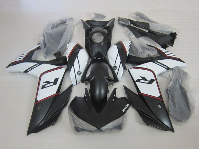 Acquista Carena Moto Yamaha YZF R3 2015-2018 - Bianco Nero Opaco