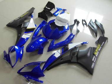 Acquista Carena Moto Yamaha YZF R6 2006-2007 - Bianco Blu Nero Opaco Motul Michelin