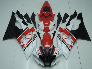 Acquista Carena Moto Yamaha YZF R6 2008-2016 - Bianco Rosso Nero