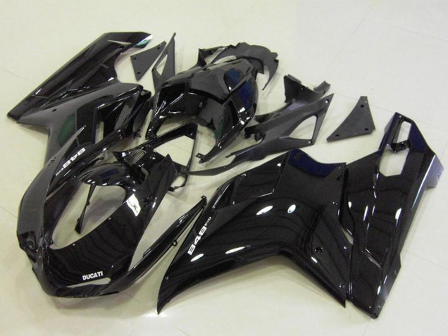 Acquista Carena Moto Ducati 848 2007-2014 - Nero Lucido