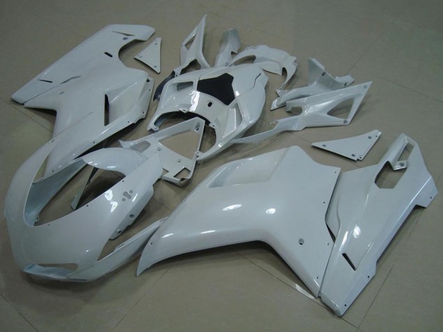 Acquista Carena Moto Ducati 848 1098 1198 2007-2014 - Lucido Bianco