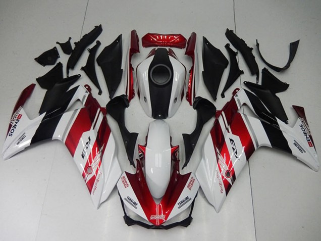 Acquista Kit Carena Moto ABS Yamaha YZF R3 2015-2018 - Bianco Rosso Nero