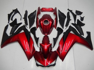 Acquista Carena Moto Yamaha YZF R3 2015-2018 - Rosso Nero Opaco