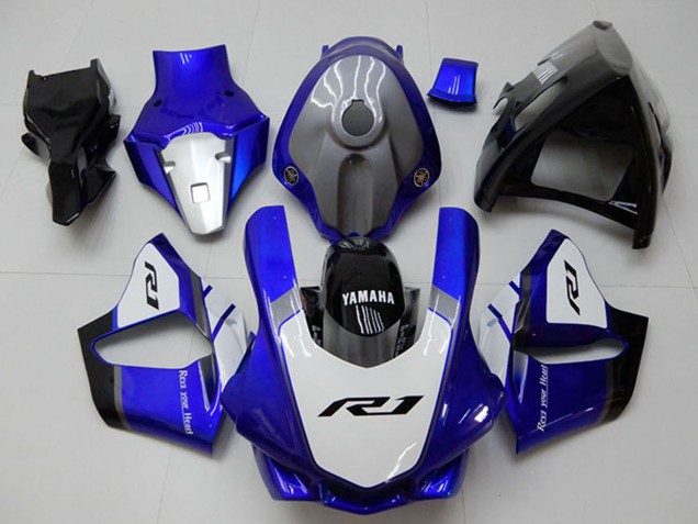 Acquista Carena Moto Yamaha YZF R1 2015-2019 - Bianco Blu Nero Lucido