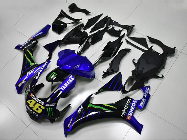 Acquista Carena Moto Yamaha YZF R1 2015-2019 - Blu Bianco Nero Verde ENEOS Mostro M1 46