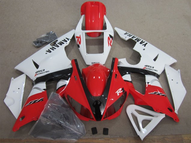Acquista Carena Moto Yamaha YZF R1 1998-1999 - Bianco Rosso Nero